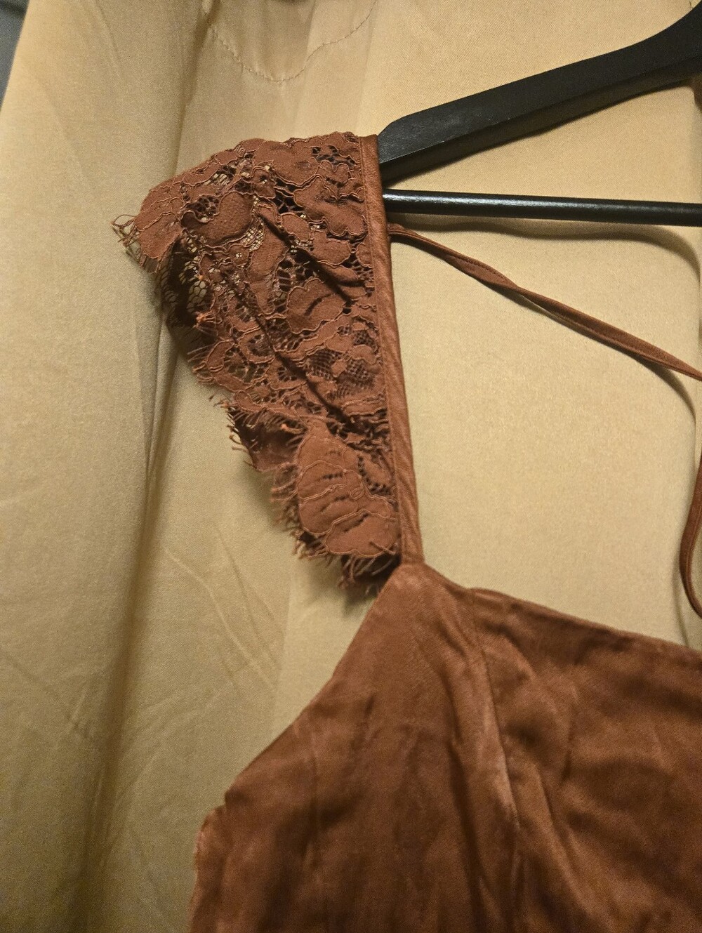 Anthropologie Lace Mix Jumpsuit Size 12 - Picture 4 of 8